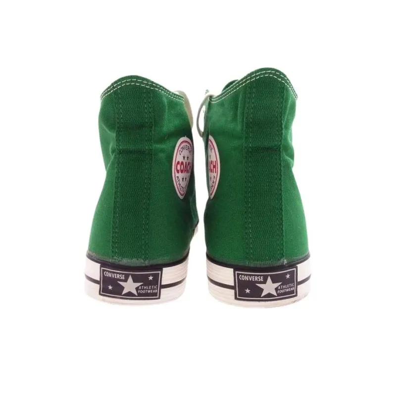 Converse Addict Coach Canvas Hi Anti-Slip Wear-Resistant High-Top Canvas Shoes Unisex Green-2
