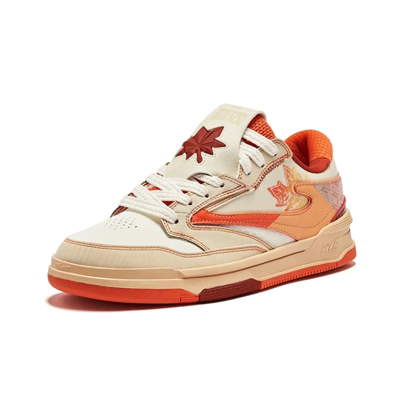 Erke Unique Maple Leaf 2.0 Anti-Slip Wear-Resistant Low-Top Skateboard Shoes Men's Maple Leaf Red-2
