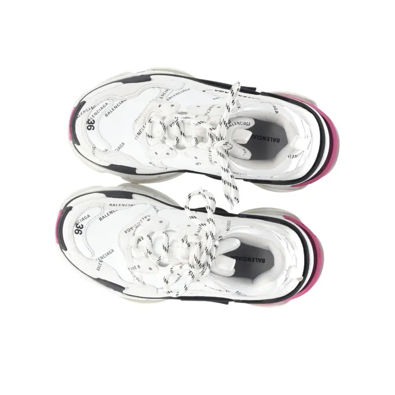 Balenciaga Triple S Sneaker 'Allover Logo - White Pink'-1