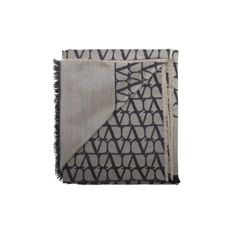 Valentino Toile Iconographe Frayed Edge Scarf-1