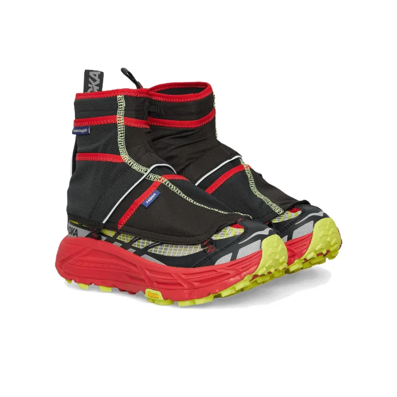 Nicole McLaughlin x HOKA ONE ONE Cushioning Slip Resistant Low Top Casual Running Shoes Women's Black Red-3