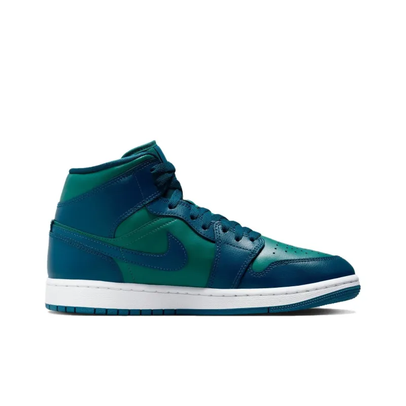 Jordan 1 Mid Teal French Blue Women's-1