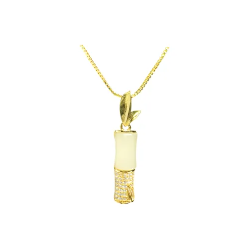 Green Waves Hetian Jade Pendants Women's Pale Greenish-White Jade