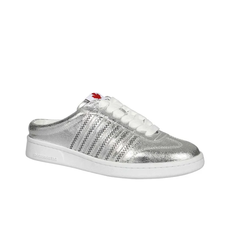 DSQUARED2 Metallic-effect Slip-on Sneakers-2