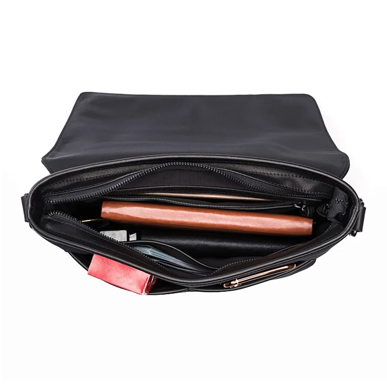 COLINS KEIRS Oxford Messenger Bag Shoulder Bag Crossbody Bag Medium Size Unisex Black-2