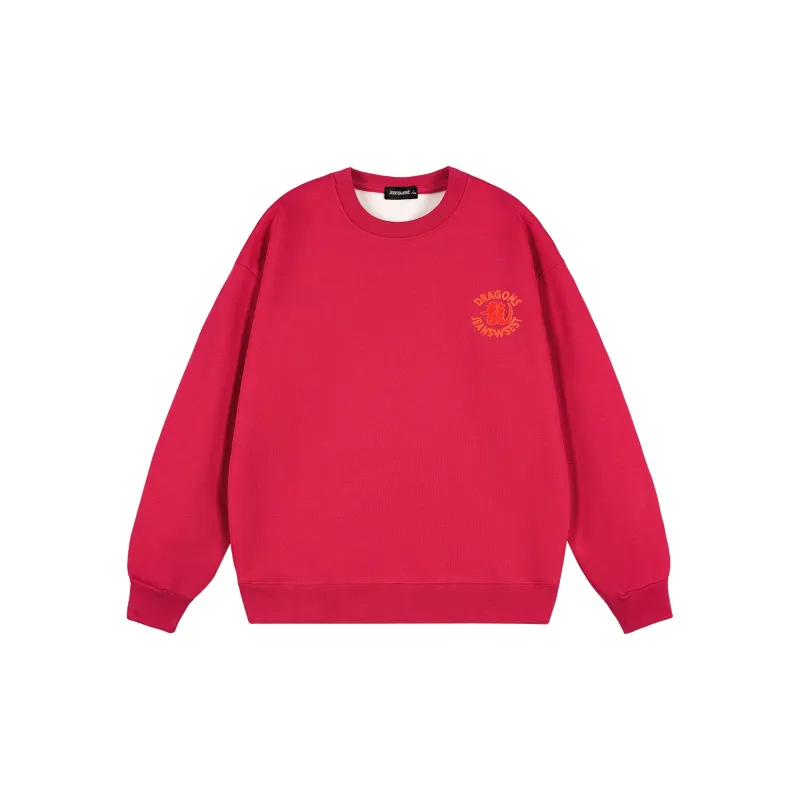 Jean West Sweatshirt Unisex Red-1