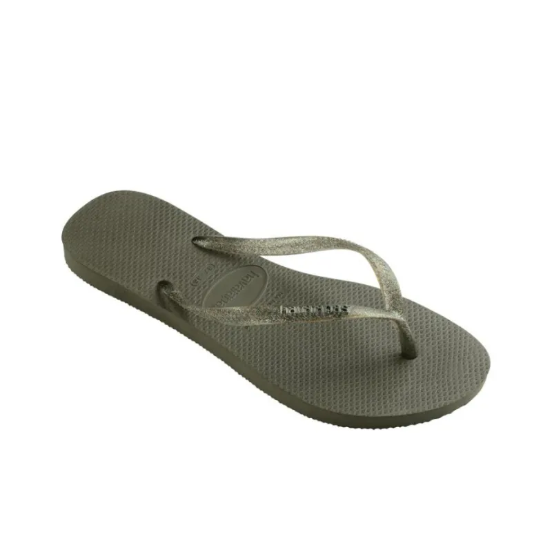 Havaianas Quiet Quick Drying Antibacterial Flip Flops Women's Green-1