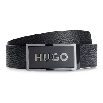HUGO BOSS Logo-buckle Reversible Belt