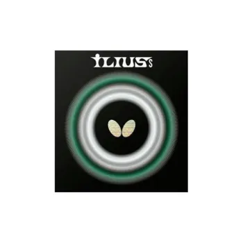Butterfly ILIUS S Table Tennis Rubbers Sponge Inverted Rubber Slice Compatibility Advanced Model, Adults Red