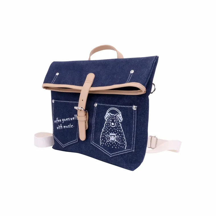 Hello Marche Backpacks Blue-2