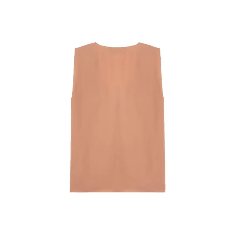 THEORY Shirt Women's Orange Gray-1