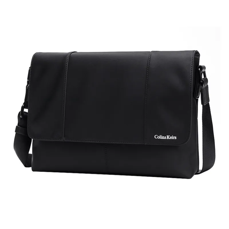 COLINS KEIRS Oxford Messenger Bag Shoulder Bag Crossbody Bag Medium Size Unisex Black-1