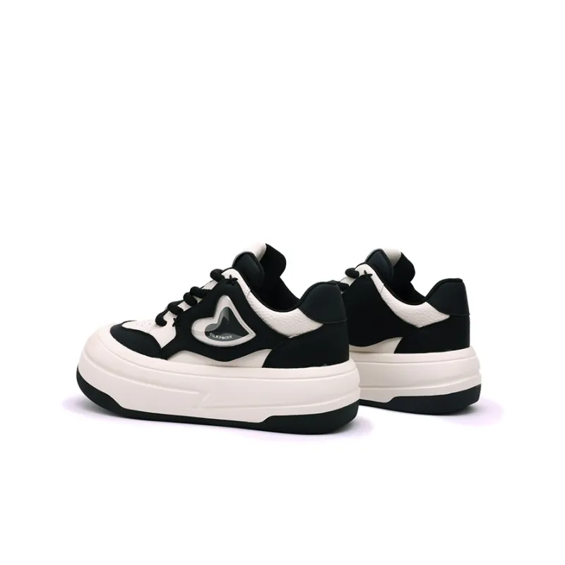 CAI CHI Anti Slip Wear Resistant Low Top Skateboard Shoes Women's-4