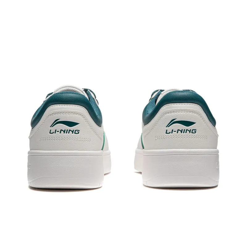 LiNing Line 2.0 At The Beginning V2 Anti Slip Wear Resistant Skateboard Shoes Men's White Green-3