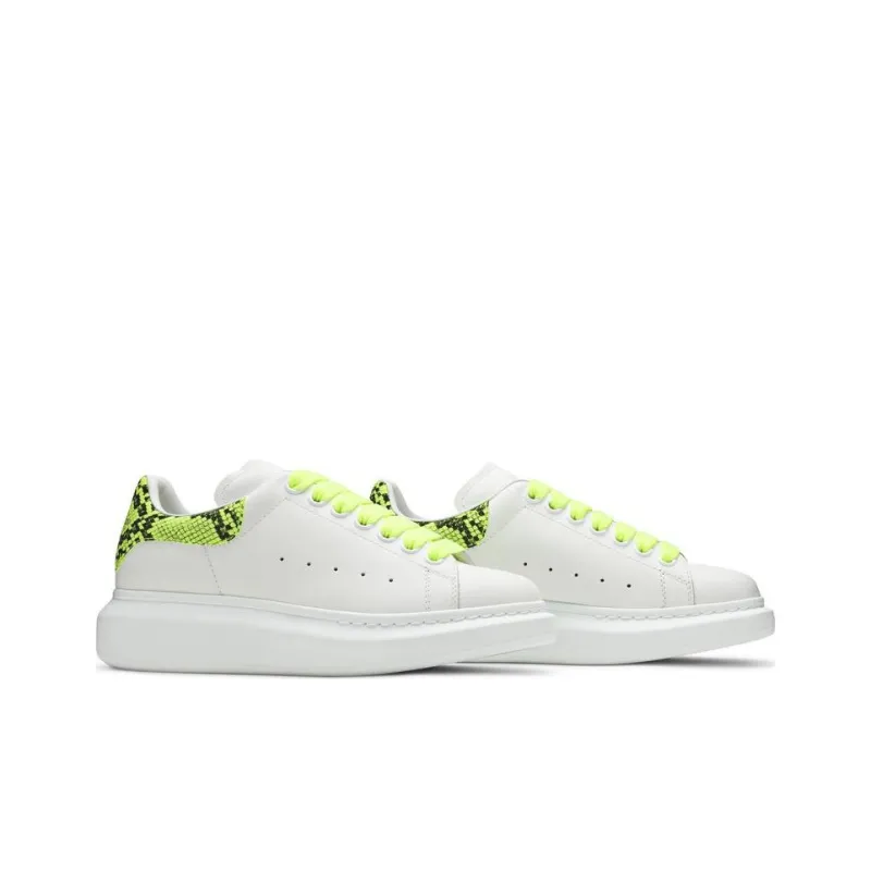 Alexander McQueen Oversized Neon Green Snake Print-2