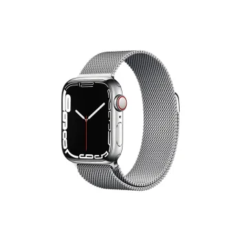 MILANQIAN M&Q Apple Compatibility Watch Band 38 45mm Watch Dial All Stainless Steel Material