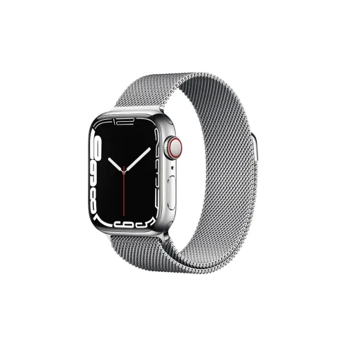 MILANQIAN M&Q Apple Compatibility Watch Band 38 45mm Watch Dial All Stainless Steel Material