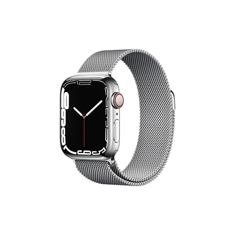 MILANQIAN M&Q Apple Compatibility Watch Band 38 45mm Watch Dial All Stainless Steel Material-0