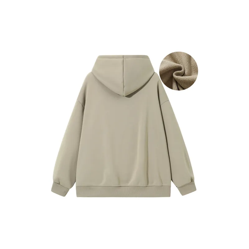 Unite Life HOODS Sweatshirt Unisex Light Coffee-5