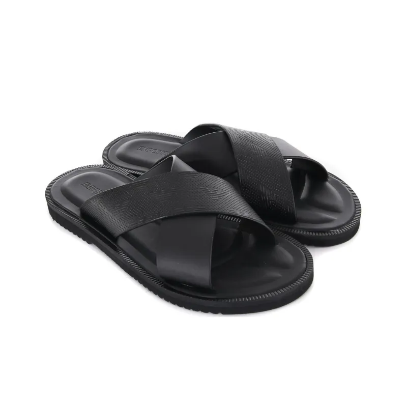 EMPORIO ARMANI Logo Debossed Slip On Slides-2