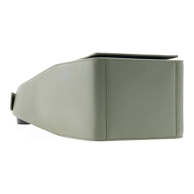 JIL SANDER Cow Leather Crossbody Bag, Shoulder Bag Women's Green-4