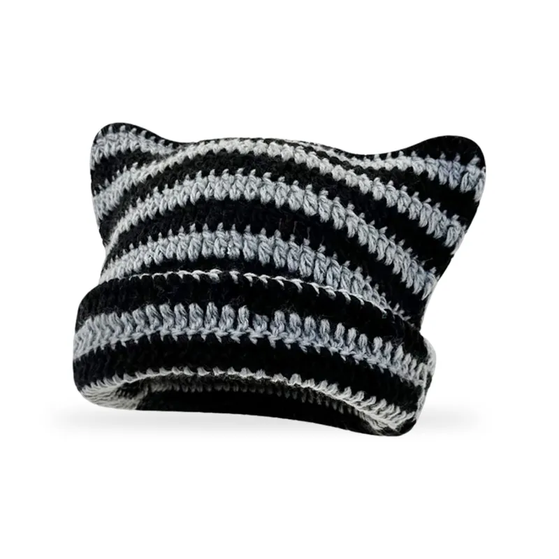 Youyoulan Korean Style Face Framing Cold Proof Cap With Ear Protection Pile Up Style Beanies Unisex-3