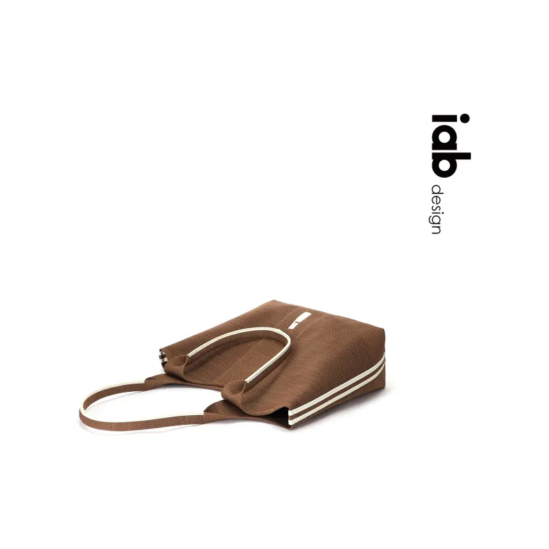 IAB Fabric 3D Laptop Bag Tubas Unisex Midnight Black/Latte-5