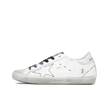 Golden Goose Super Star Deluxe Brand Stylish Skateboarding Shoes Women's Dirty White