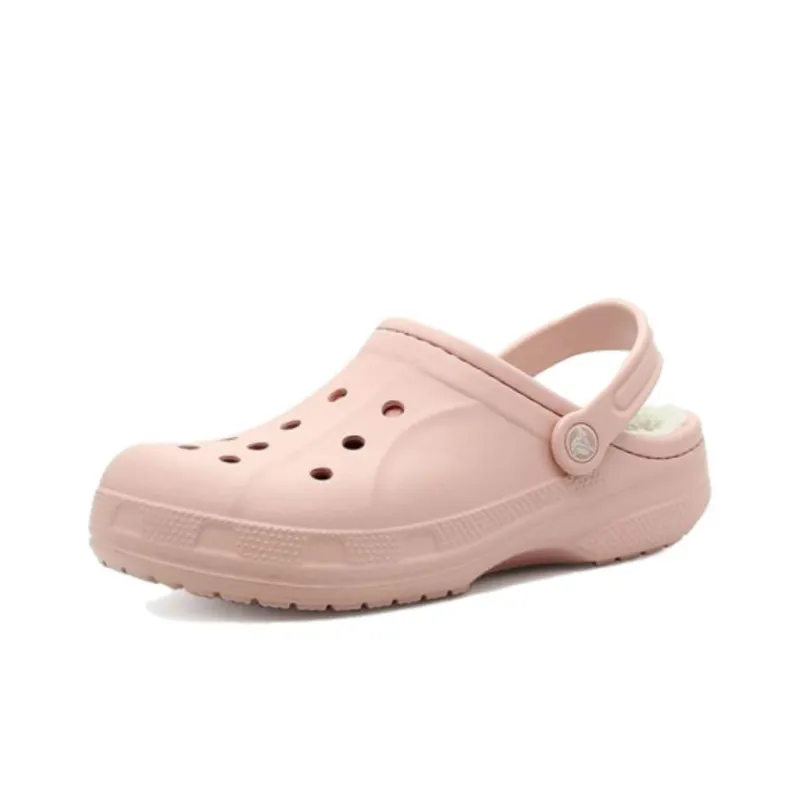 Crocs Ralen Stay Warm Wear Resistant Sports Unisex Pink Sandals-1