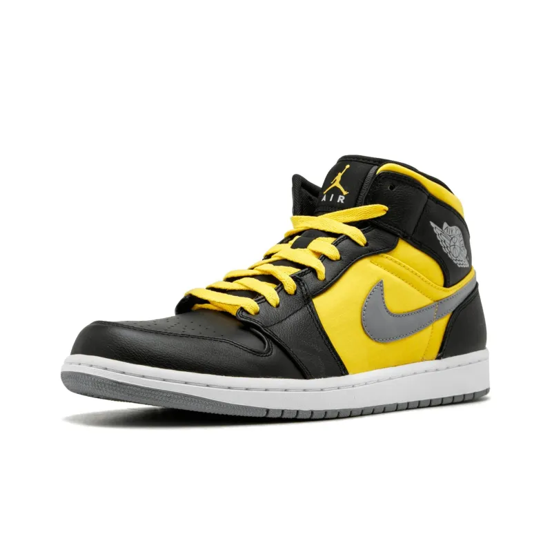 Jordan 1 Phat Mid Black Speed Yellow-1