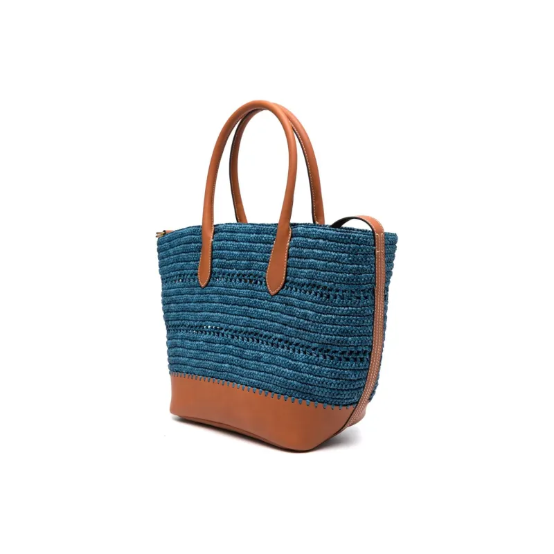 Polo Ralph Lauren Bellport Raffia Tote Bag-2