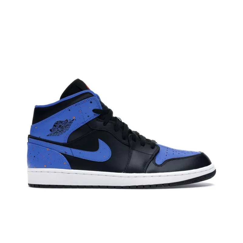 Jordan 1 Mid Royal Paint Splatter-1