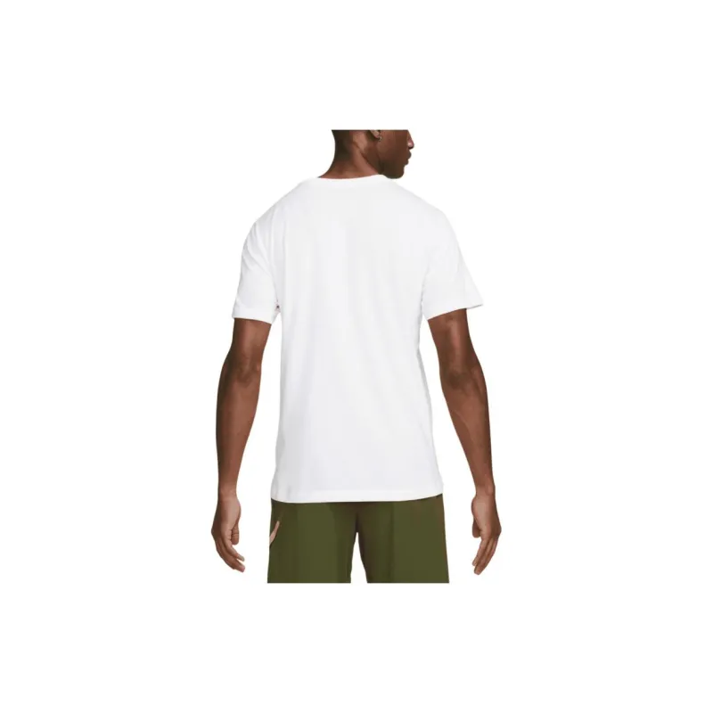 Nike Dri-FIT Sport Clash Men's Training T-Shirt - White T-Shirt Men's White-1