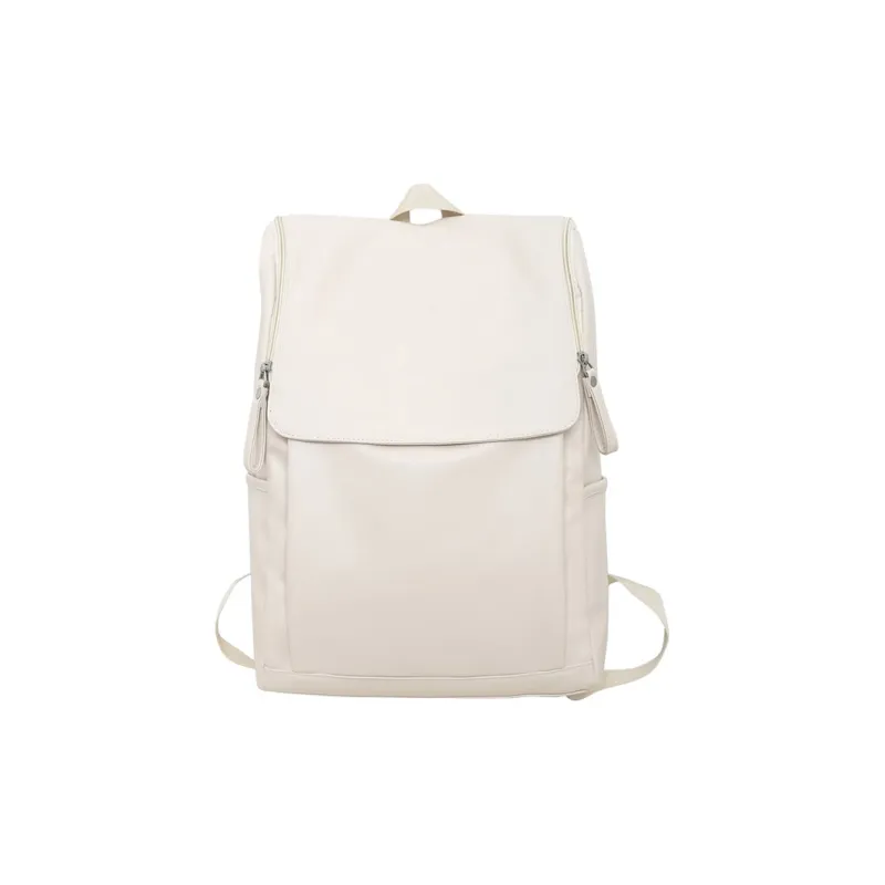ALNI BITTON PU Backpack Regular Men's Black/White/Ecru/Khaki-13