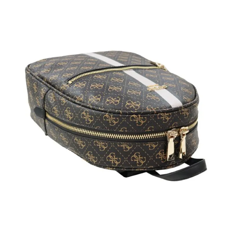 GUESS Synthetic Leather Backpack Women's Brown & Multicolor-4