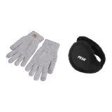 Gray Glove+Black Earmuff
