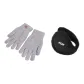 Gray Glove+Black Earmuff