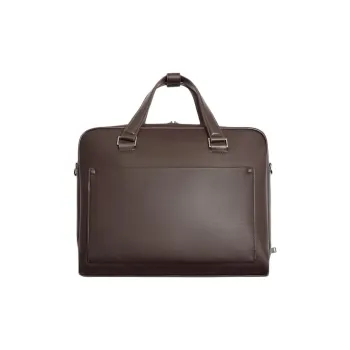 ZARA Polyurethane Briefcase Shoulder Bag Crossbody Bag Handbag Regular Men's Brown
