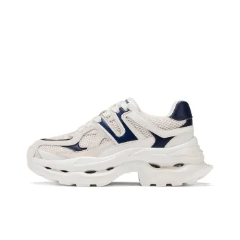 73Hours Indigo Low Top Chunky Sneakers Women's White & Blue