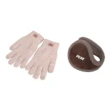 Khaki Glove+Coffee Earmuff
