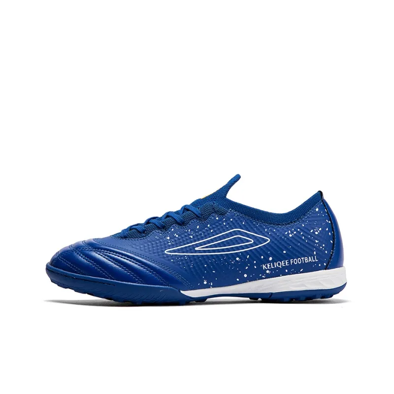Keliqee Soccer Shoes Unisex Low Top White/Blue-17