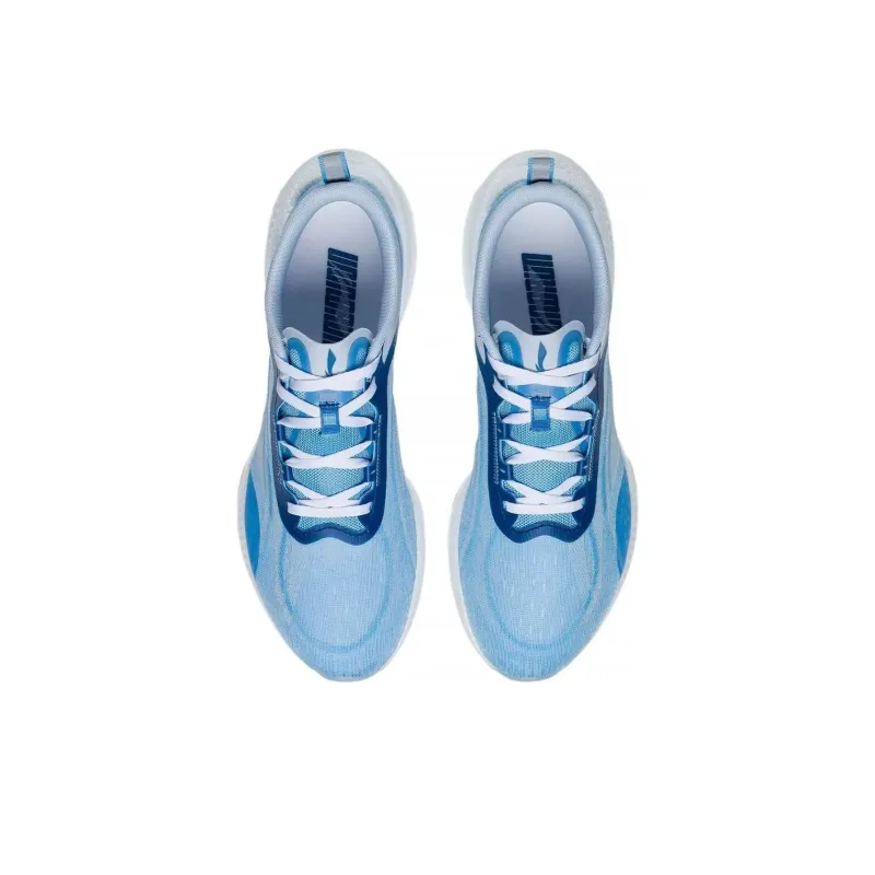 LiNing Super Light 19 Cushioning Anti Slip And Wear Resistant Low Top Running Shoes Men's Blue White-2