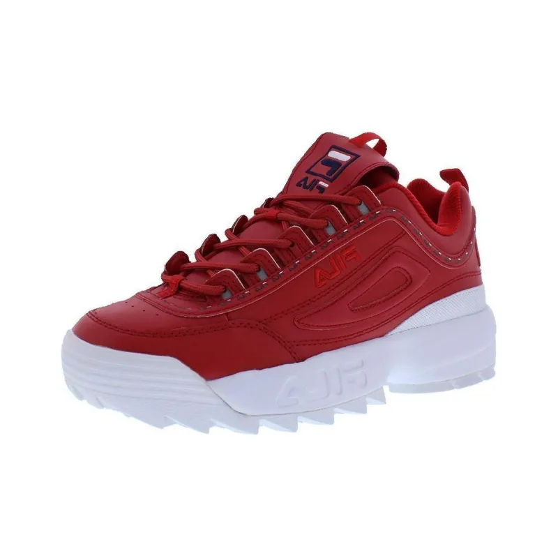 FILA Women's Disruptor 2 Premium 'Red' Women's-2