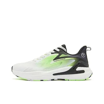 QIAODAN No Fear Of SE Durable Breathable Low Top Running Shoes Men's White Green
