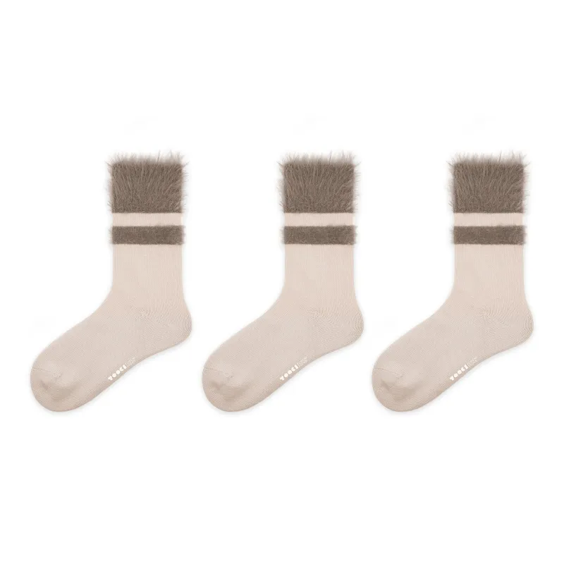 TOOCI Mid Calf Socks Unisex 3 Pack-8