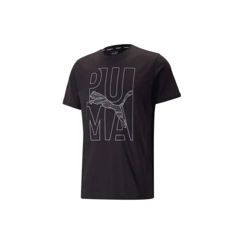 PUMA CAT FILL T-Shirts Men Black