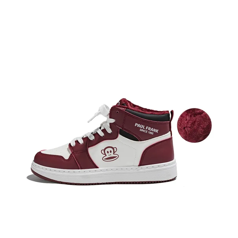 PAUL FRANK Anti Slip Wear Resistant High Top Skateboard Shoes Unisex-0
