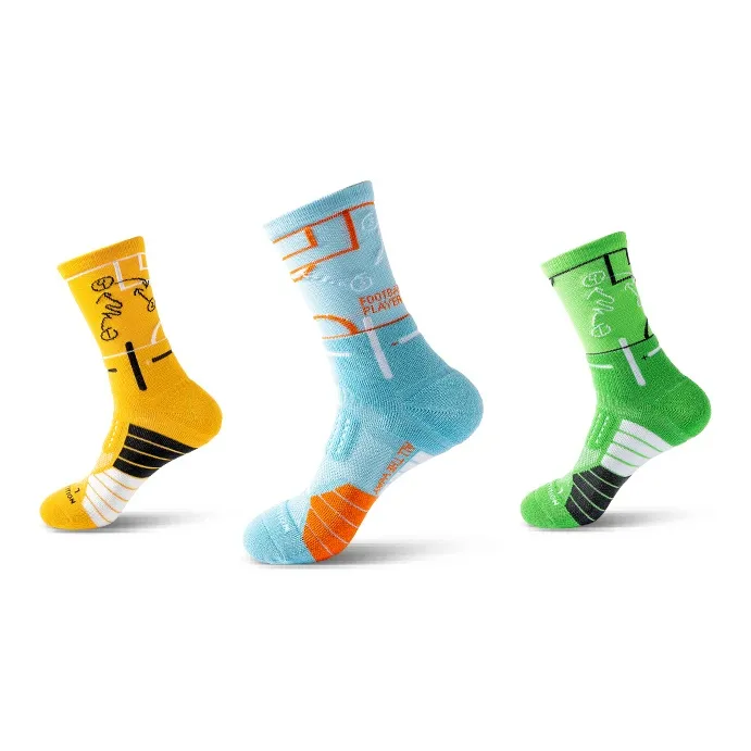 LUOLIAN Mid Calf Socks Men's 3 Pack-8