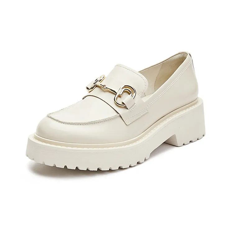 Staccato Burgundy Jazz Loafers 4cm Women's-1