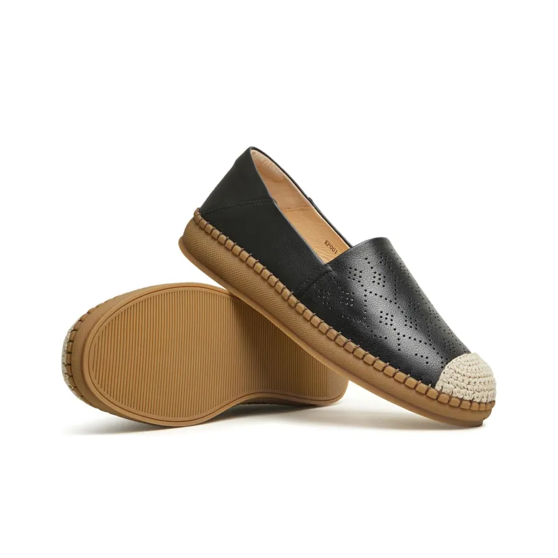 Teenmix Espadrilles Women's Pink/Black/Beige-7